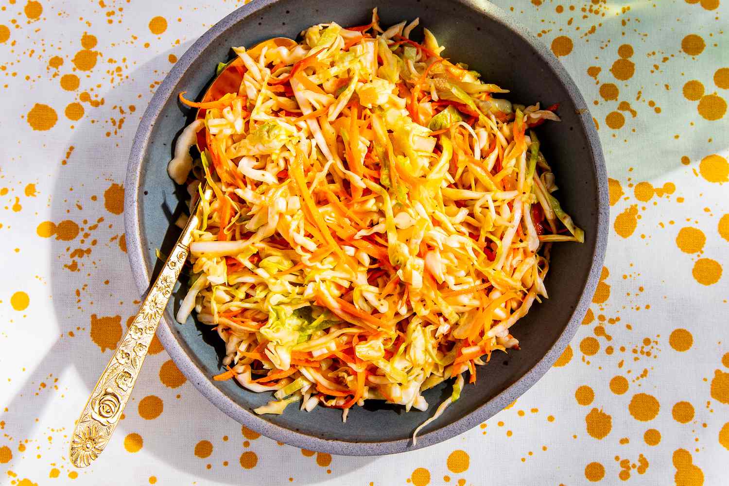 Sweet, Hot Mustard Slaw